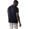 True Religion Men’s SS Buddha Patch Polo | Short Sleeve Polo Shirt with Buddha Logo(Jet Black)