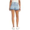 True Religion Women’s Riley Big T Rolled Hem Short(Medium Wash)