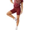 True Religion Women’s Sporty Biker Short(Tibetan Red)