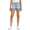 True Religion Women’s Riley Big T Rolled Hem Short(Medium Wash)