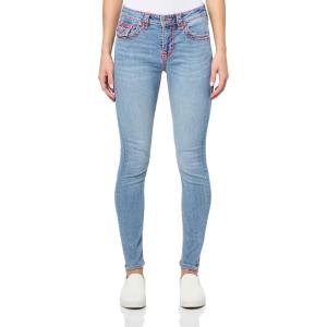 True Religion Womens Jennie Mid Rise Skinny Flap​ Super T(San Clemente)