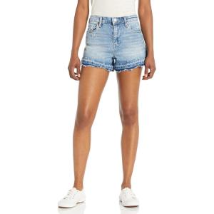 True Religion Women’s Riley Big T Rolled Hem Short(Medium Wash)