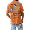 True Religion Mens Ss Multi Graphic Tee(Caramel Café)