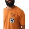 True Religion Mens Ss Multi Graphic Tee(Caramel Café)