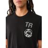 True Religion Mens Ss Multi Graphic Tee(Jet Black)