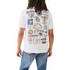 True Religion Mens Ss Multi Graphic Tee(Optic White)