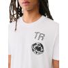 True Religion Mens Ss Multi Graphic Tee(Optic White)