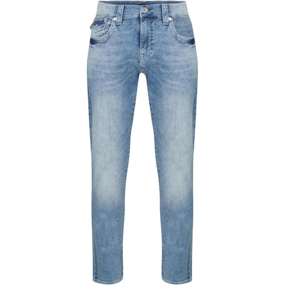imageTrue Religion Mens Ricky Super T Straight Flap JeanLight Breakers