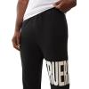 True Religion Men’s Knit Panel TR Jogger(Jet Black)