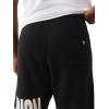 True Religion Men’s Knit Panel TR Jogger(Jet Black)