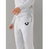 True Religion Mens Logo Horseshoe Sweatpant(Heather Grey)