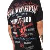 True Religion Men’s Relaxed Multi Print Tee(Jet Black)