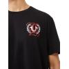 True Religion Men’s Relaxed Multi Print Tee(Jet Black)