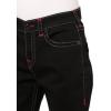 True Religion Men’s Ricky Quadriple Logo Super T Flap Jeans(Black Rinse)