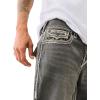 True Religion Mens Rocco Super Qt Flap 1/2″(Eldert Lane Grey)