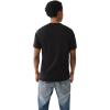 True Religion Men’s Tiger Face Bling Short Sleeve Tee – Casual Graphic Crew Neck T-Shirt-Jet Black(Jet Black)