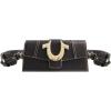 True Religion Women’s Shoulder Bag Purse, Mini Flap Crossbody Handbag with Horseshoe Logo(Black)