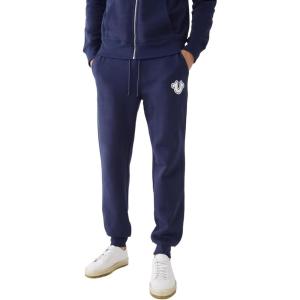 True Religion Mens Logo Horseshoe Sweatpant(Ace Blue)