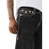 True Religion Mens Ricky Super T Flap 1.2″ Marled Rope Stitch(Loubet Black Wash)