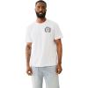 True Religion Men’s Short Sleeve Buddha Face Tee – Men’s T-Shirts, Graphic Tees for Men(Optic White)