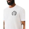 True Religion Men’s Short Sleeve Buddha Face Tee – Men’s T-Shirts, Graphic Tees for Men(Optic White)