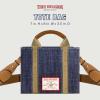True Religion Tote Bag, Women’s Mini Handbag with Adjustable Shoulder Strap(Dark Denim)
