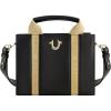 True Religion Tote Bag, Women’s Mini Handbag with Adjustable Shoulder Strap(Black)