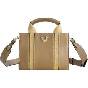 True Religion Tote Bag, Women’s Mini Handbag with Adjustable Shoulder Strap(Taupe)