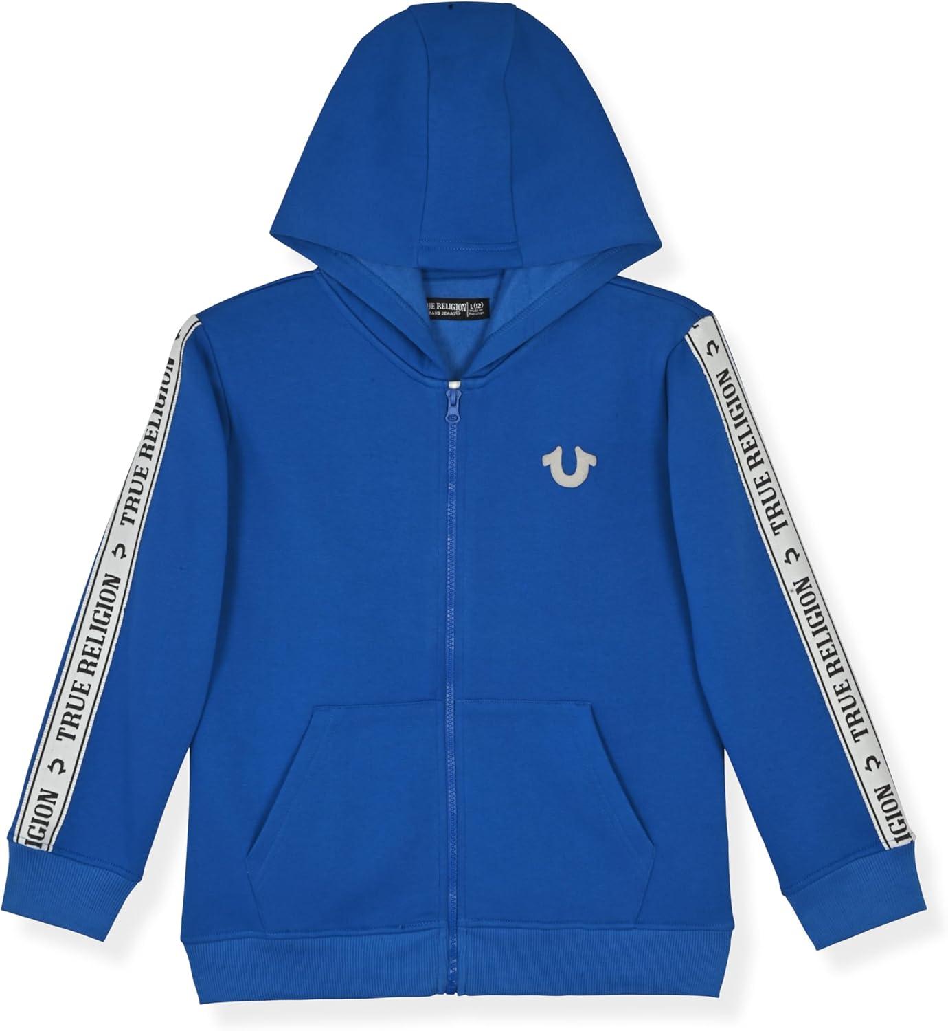 imageTrue Religion Boys 3 Piece Fleece Jogger Sets  Complete Hoodie Tee ampamp Sweatpants Outfit for Everyday StyleBluestone