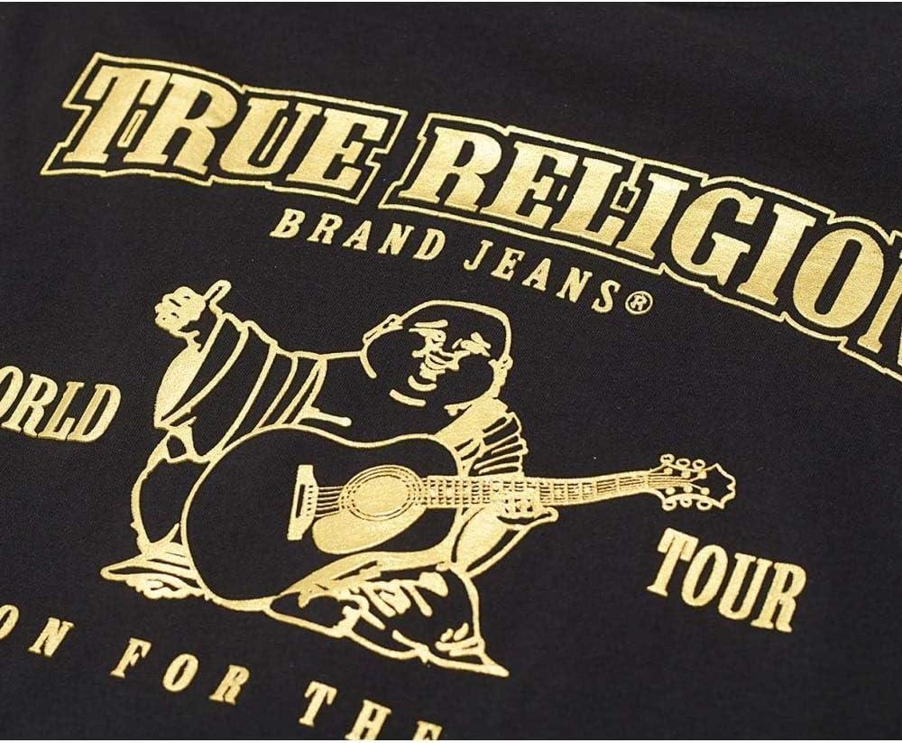 imageTrue Religion Mens Double Puff Short Sleeve TShirtBlack