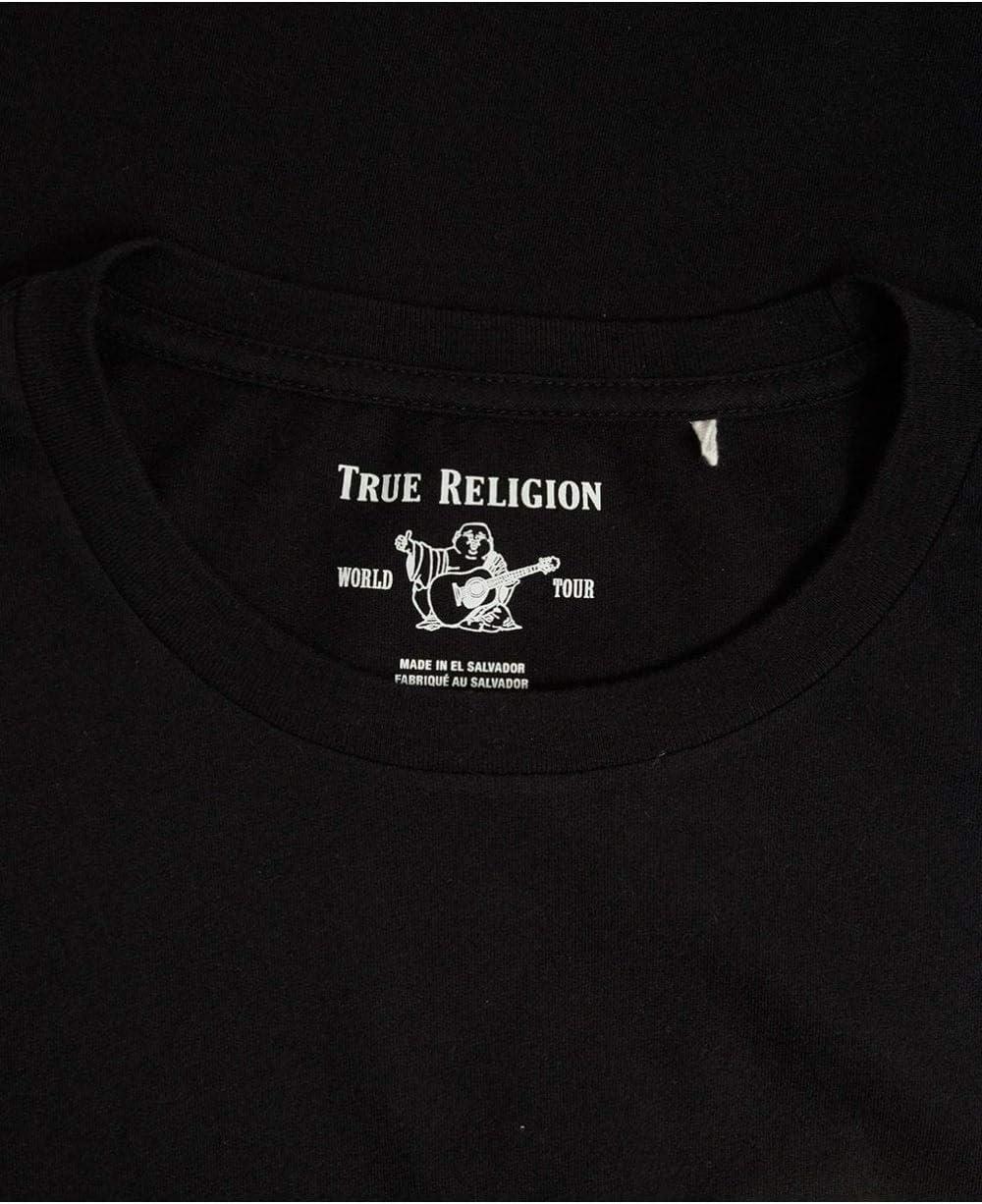 imageTrue Religion Mens Double Puff Short Sleeve TShirtBlack