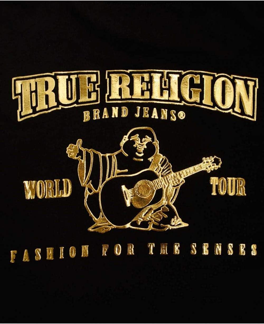 imageTrue Religion Mens Double Puff Short Sleeve TShirtBlack