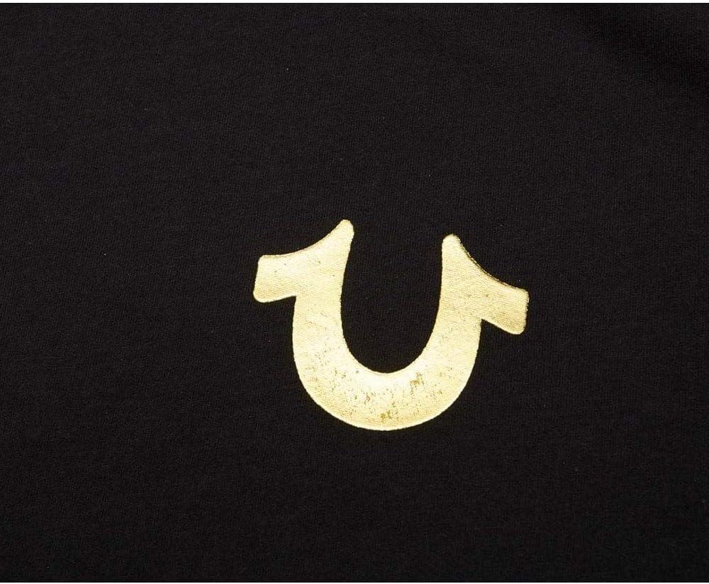 imageTrue Religion Mens Double Puff Short Sleeve TShirtBlack