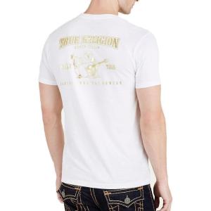 True Religion Men’s Double Puff Short Sleeve T-Shirt(White)