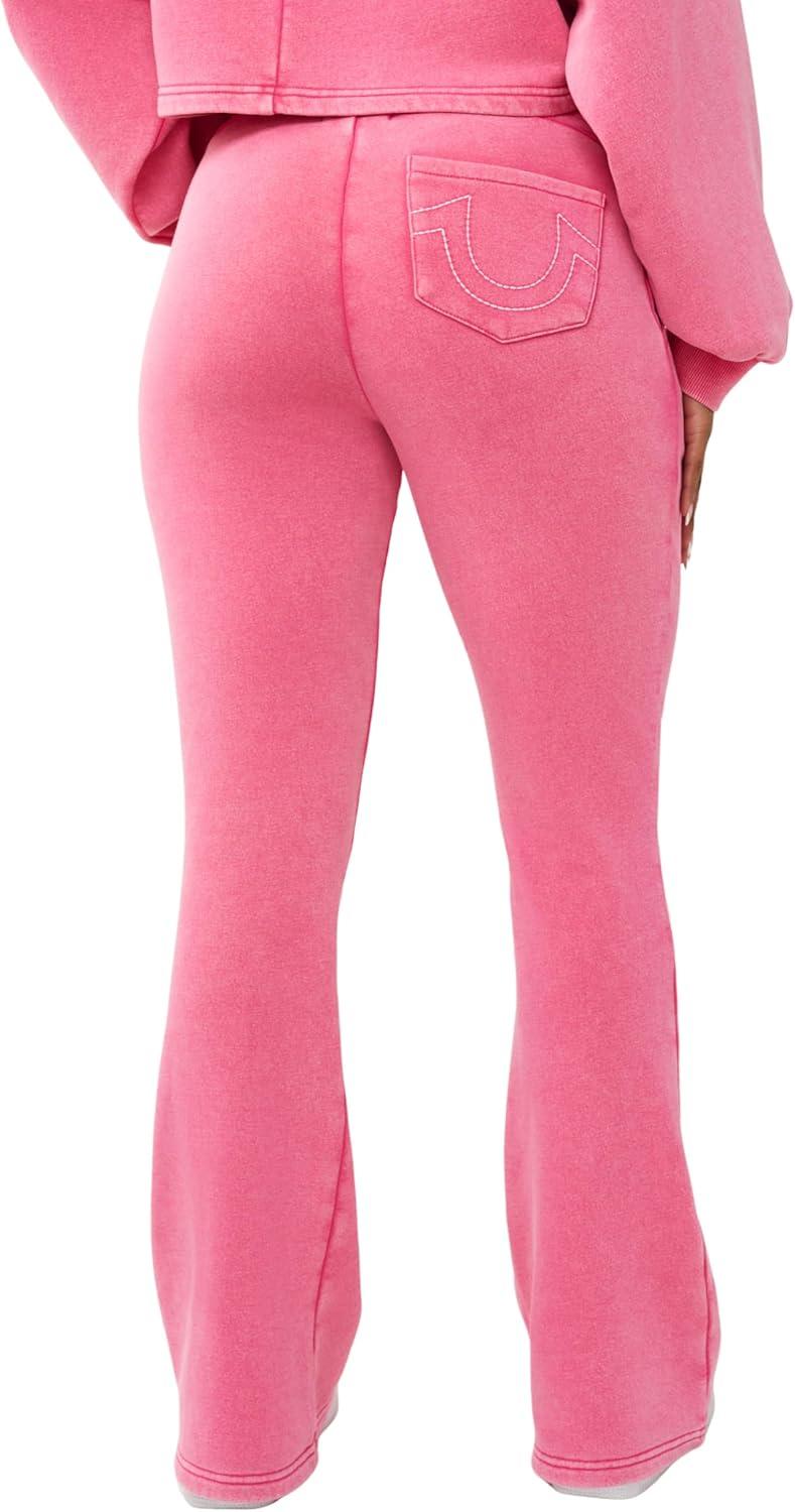 imageTrue Religion Womens Washed Herritage Bootcut PantsFuchsia Purple