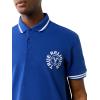 True Religion Mens Ss Buddha Face Polo(Mazarin Blue)