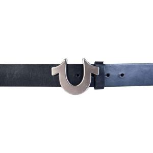 True Religion Mens Belt TRMBUK001 Size 36 in. Black