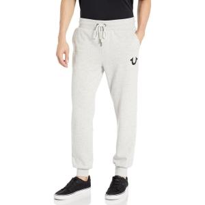 True Religion Mens Metallic Horseshoe Jogger(Oatmeal Heather)