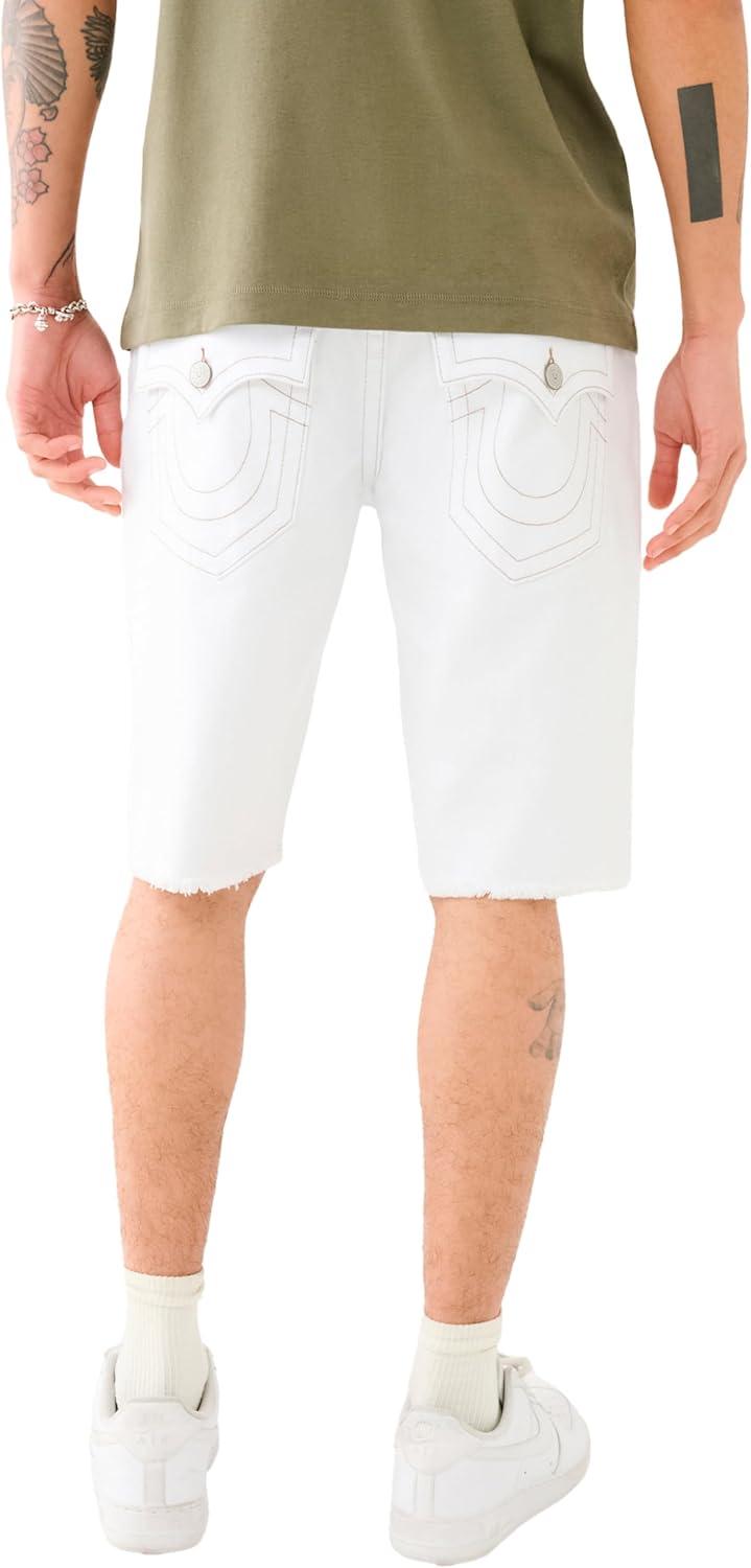 imageTrue Religion Mens Ricky Sn Flap 12quot ShortWhite