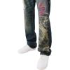 True Religion Men’s Ricky Single Needle Flap Yellowstone 1/2″(Wayne Dark Wash)