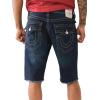 True Religion Mens Ricky Sn Flap 1/2″ Short(Muddy Waters)