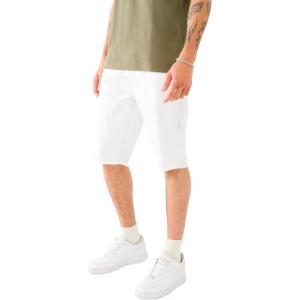 True Religion Mens Ricky Sn Flap 1/2″ Short(White)