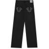 True Religion Girls Fashion Jeans Premium Designer Denim Pants for Kids (Sizes 7-14)(Black Studs)