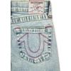 True Religion Girls Fashion Jeans Premium Designer Denim Pants for Kids (Sizes 7-14)(Light Blue Cargo)