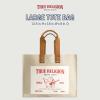 True Religion Large Tote Bag, Canvas Travel Carryall Shoulder Handbag(Natural)