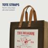 True Religion Large Tote Bag, Canvas Travel Carryall Shoulder Handbag(Olive)