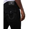 True Religion Mens Ricky Sn Flap 1/2″ Crystal Logo(Rinse Black)