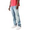 True Religion Men’s Ricky Super T 1/2″ Triple Logo(Groton Light Wash)