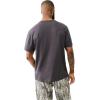 True Religion Men’s SS Embroidery Radio Wave Tee – Short Sleeve T-Shirt(Phantom)