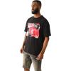 True Religion Men’s Short Sleeve Torn SRS Tee – Casual Graphic T-Shirt(Jet Black)